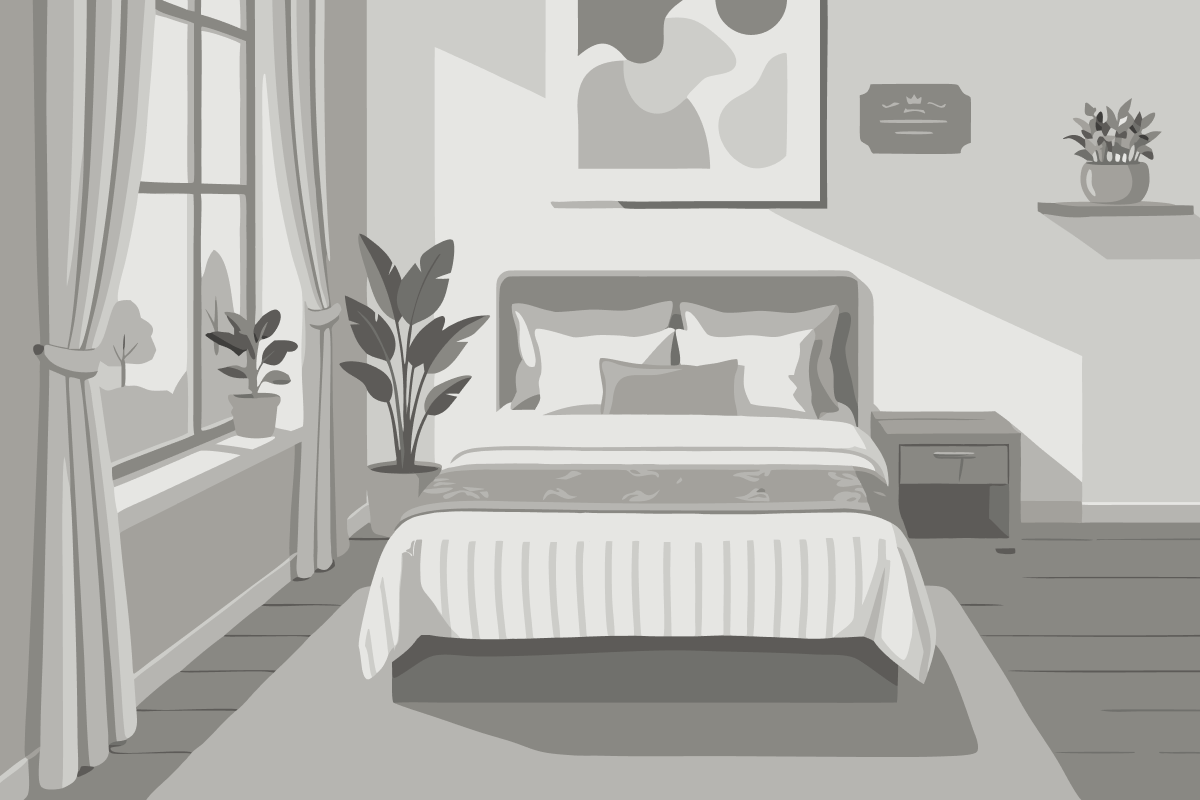 Deluxe-Ferienwohnung mit separatem Schlafzimmer